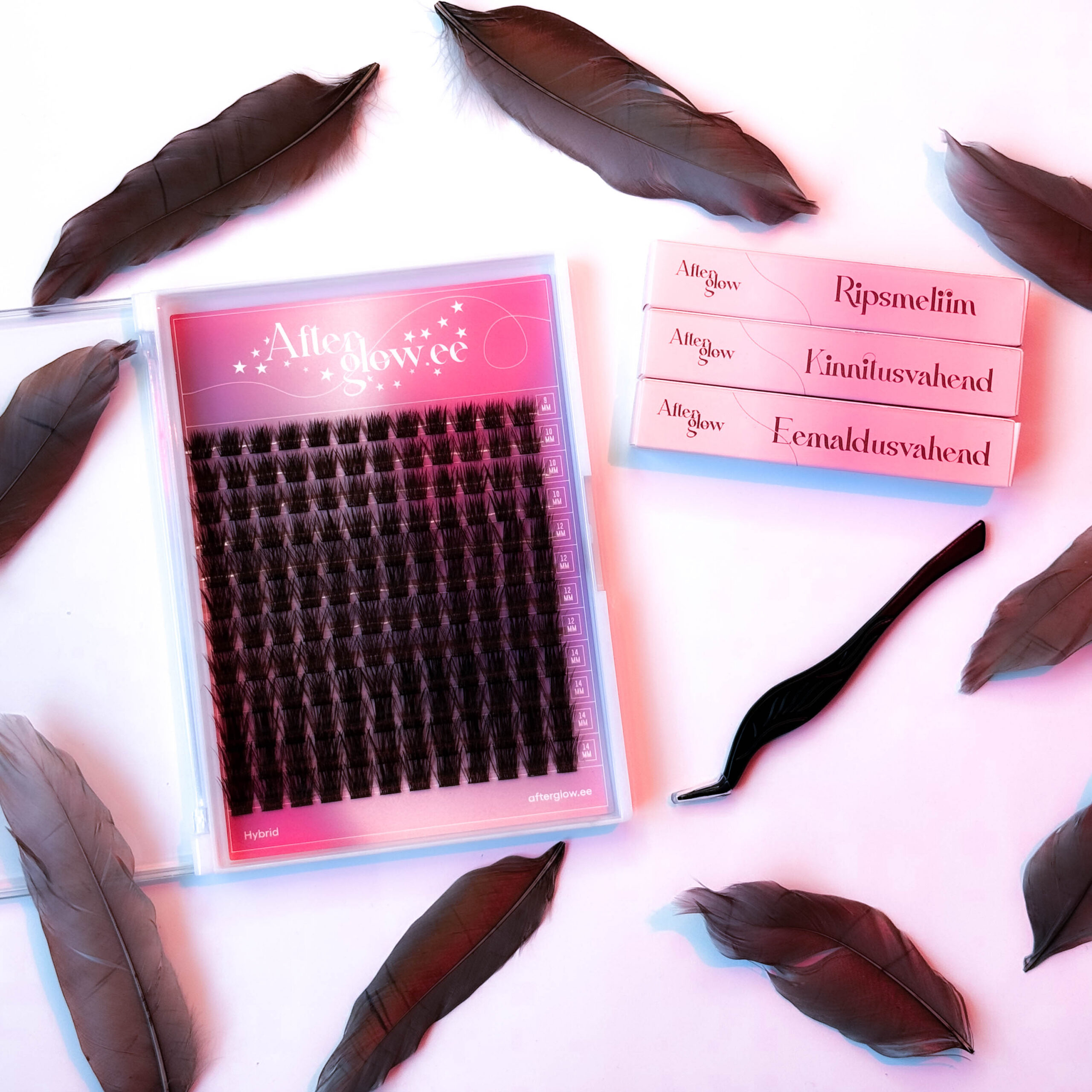 Cluster lash kit “Brown Hybrid”