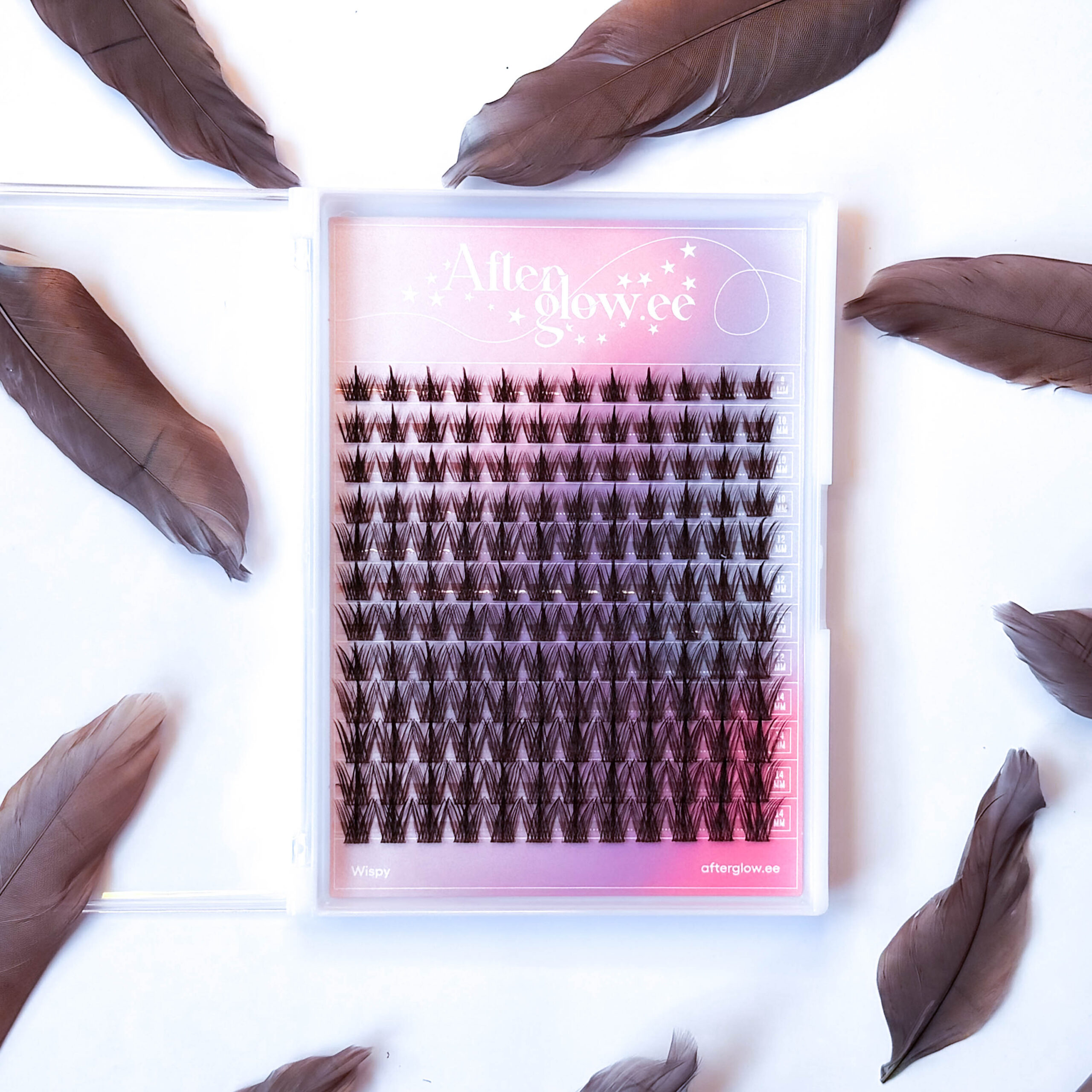 Cluster lashes “Brown Wispy”